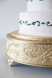 Vintage Floral Gold Stand (18")