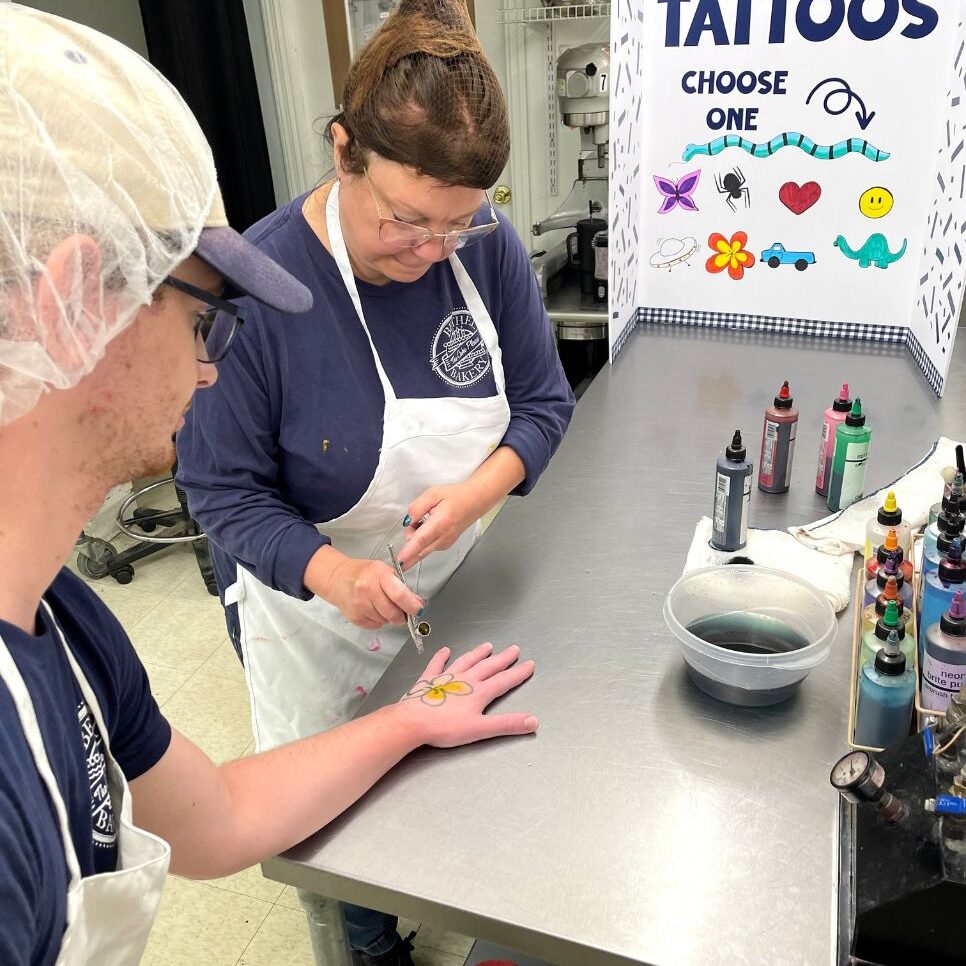 Bethel Bakery 70th Anniversary Event Airbrush Tattoos