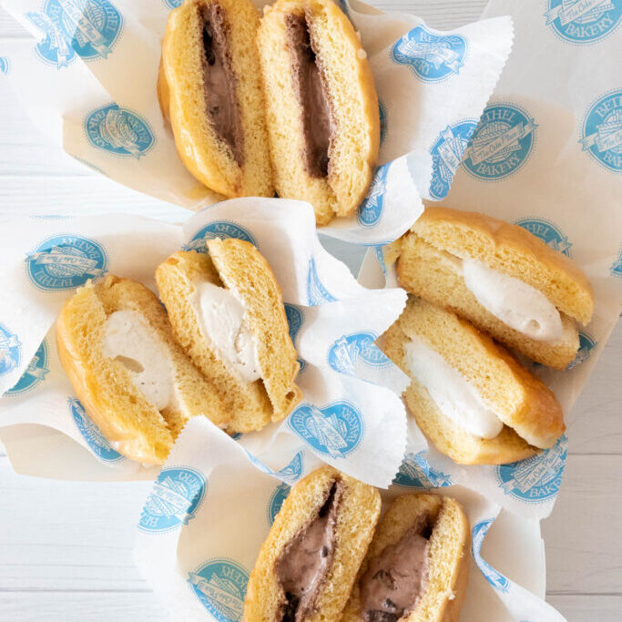bethel bakery 70th anniversary ice cream donut